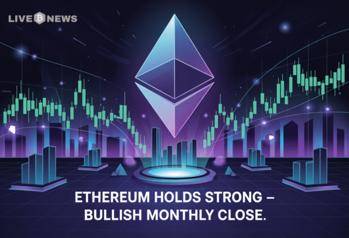 Ethereum News- ETH Holds Strong as Monthly Close Signals Bullish Momentum