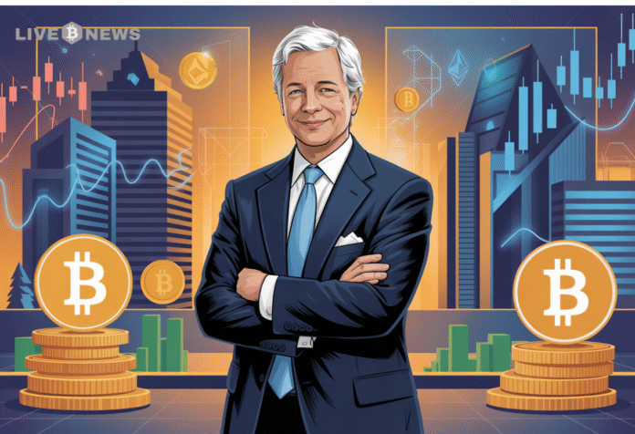 JPMorgan CEO Jamie Dimon publicly admitted he was wrong about crypto. He called it “real” at a major Saudi summit.