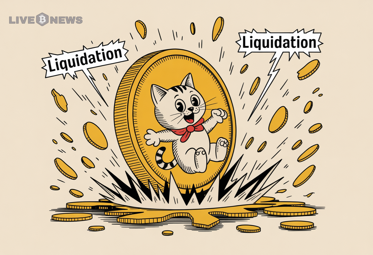 Solana Memecoin POPCAT Crashes After $63M Longs Liquidated on Hyperliquid