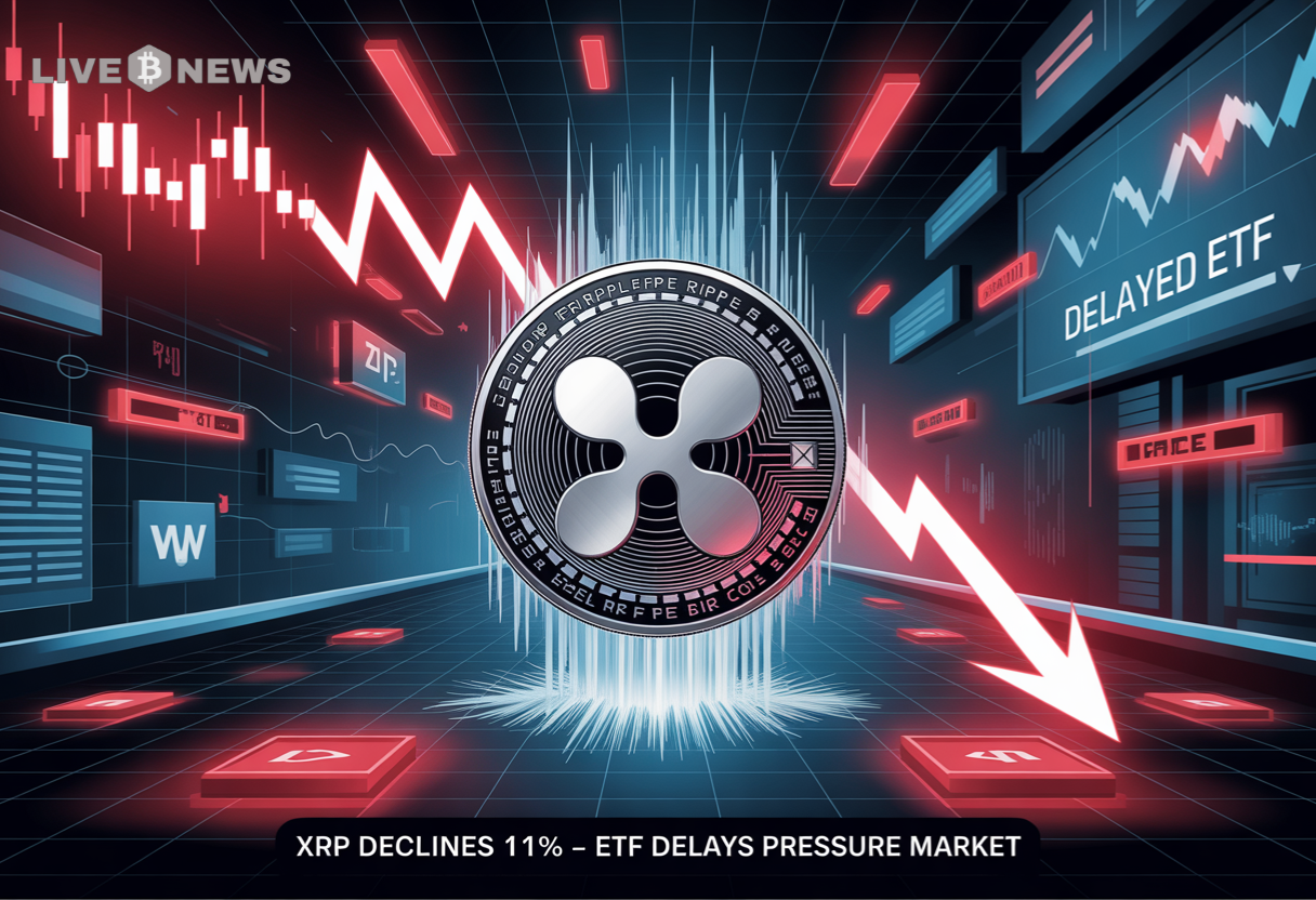 XRP Price News: XRP Drops 11% Amid Spot ETF Bottlenecks | Live Bitcoin News