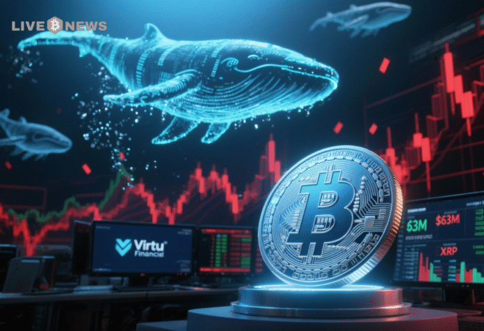 XRP News- Virtu Financial Holds $63M in XRP as Whale Sell-Off Intensifies