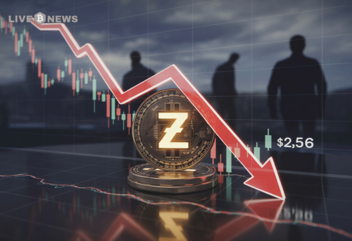 Zcash News: Zcash Plunges Risk: Bearish Double Top Sparks Crash Fears Zcash News: Zcash Plunges Risk: Bearish Double Top Sparks Crash Fears