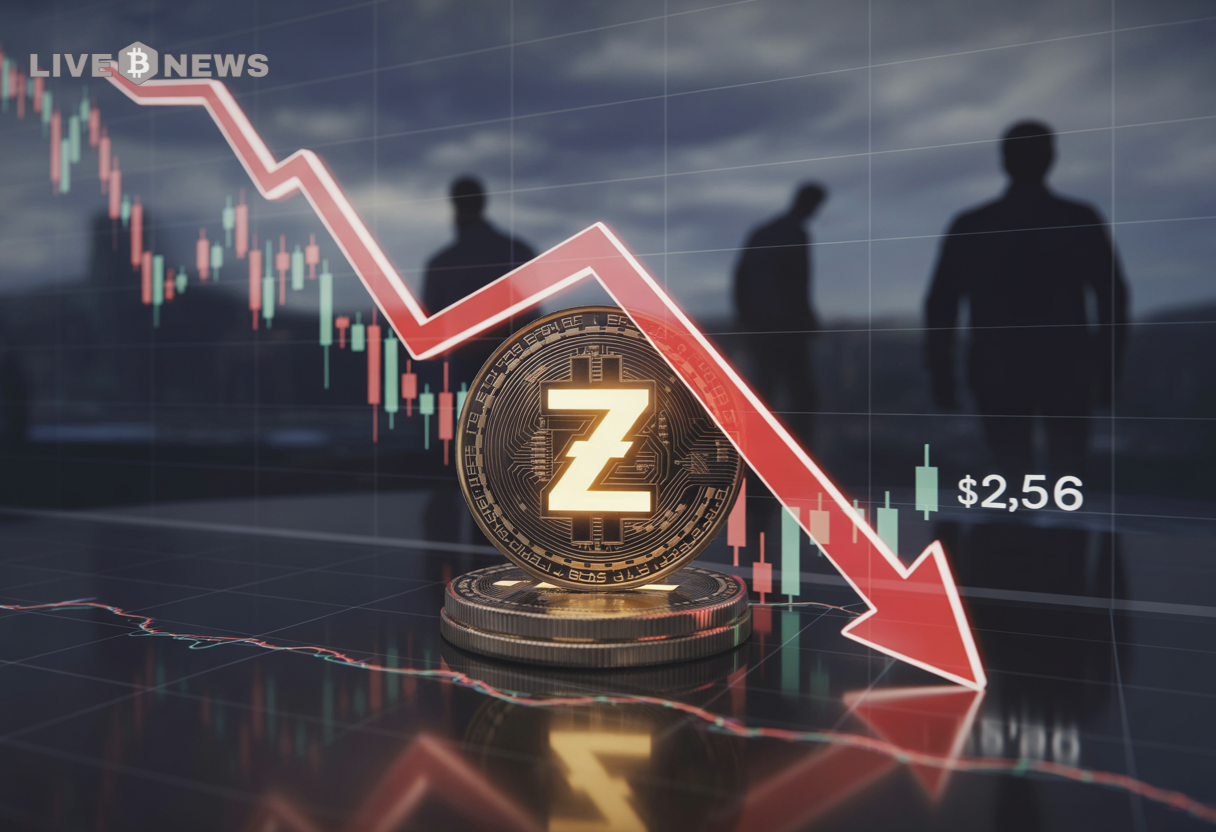 Zcash News: Zcash Plunges Risk: Bearish Double Top Sparks Crash Fears |  Live Bitcoin News