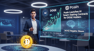 Dogecoin (DOGE) price remains strong; what does Poain’s launch of an AI smart staking contract for DOGE holders mean?