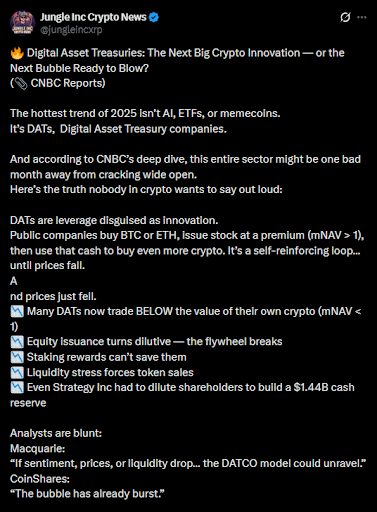 DAT strength appears to have weakened across the board