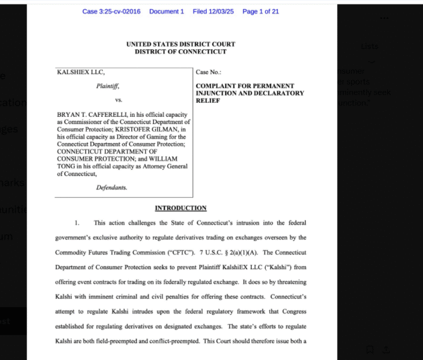 Connecticut issues cease-and-desist orders to Robinhood and others over unlicensed event-based betting, raising concerns about legality and consumer protections.