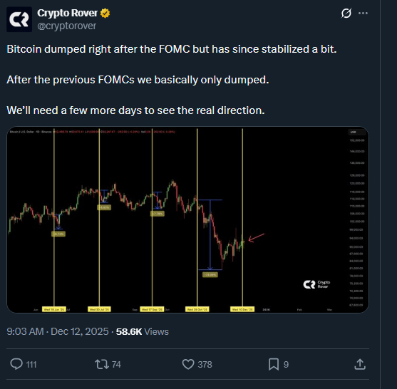 BTC Recovers Post-FOMC as $9T 401(k) Battle Begins