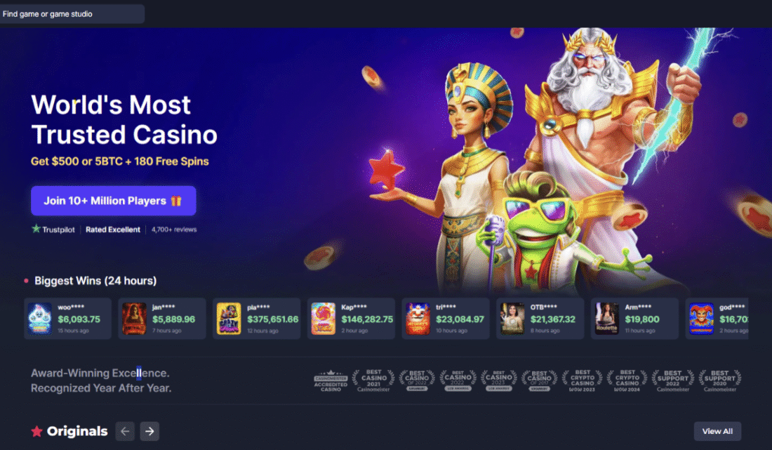 5 Best Crypto Casinos in December 2025: Expert Picks for Top Bitcoin Casinos (Updated Bonuses, Games & More)