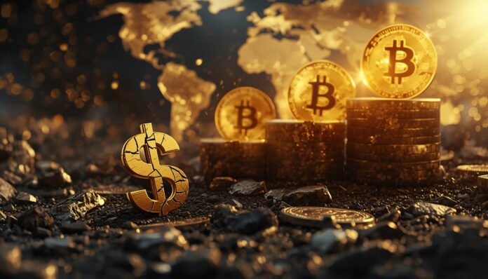 Dollar Weakens as Gold and Bitcoin Gain Ground in Global Reserves