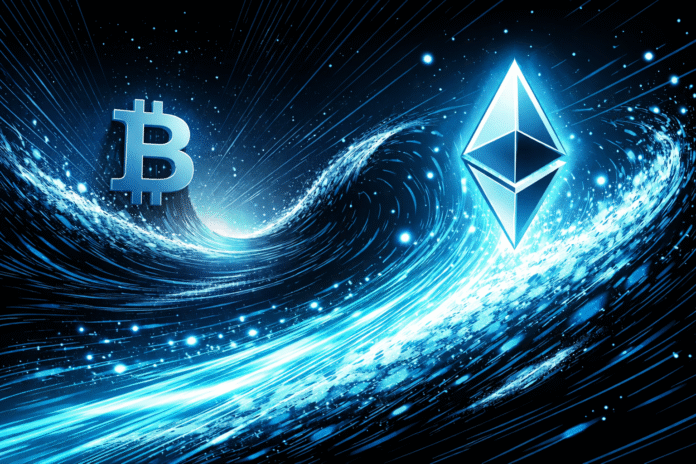 Bitcoin dominance forms a weekly lower high as Ethereum gains relative stability versus BTC.