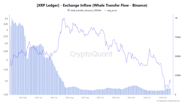 XRP Whale Exchange Inflow