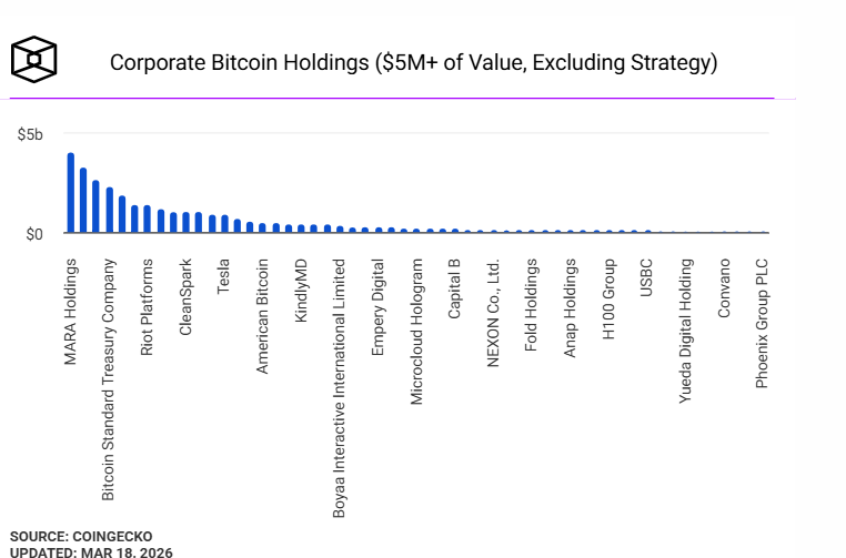 American Bitcoin Corporate BTC Holding Rank