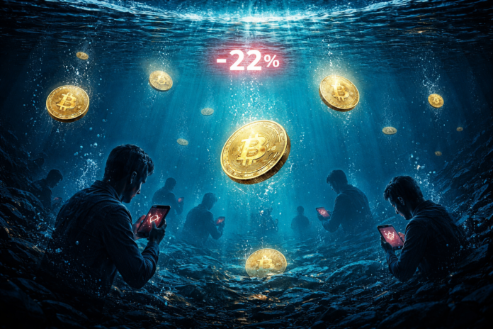 Bitcoin short-term holders remain in losses as MVRV reflects sustained unrealized drawdown