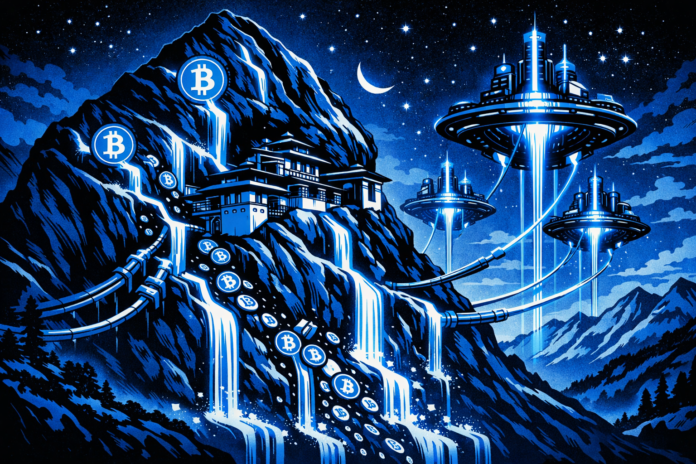 Bhutan increases Bitcoin sales activity, reducing holdings and directing funds toward development and liquidity management strategies