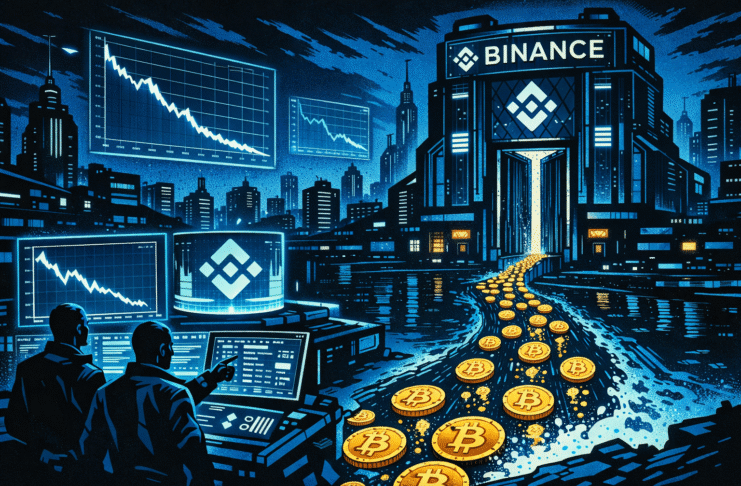 Bitcoin exchange inflows to Binance decline as stablecoin minting and ETF inflows signal changing market supply dynamics.