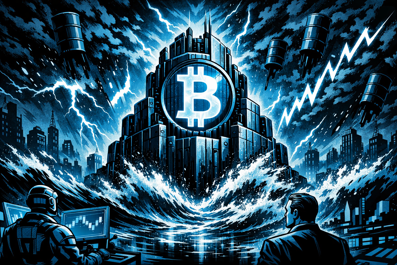 Bitcoin Holds Ground as Oil Spike Triggers Risk-Off Sentiment