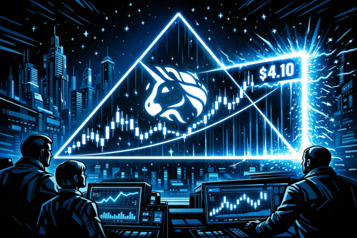 UNI Image Uniswap (UNI) price consolidates within an ascending triangle as traders monitor $3.80 support and $4.10 resistance for the next move.