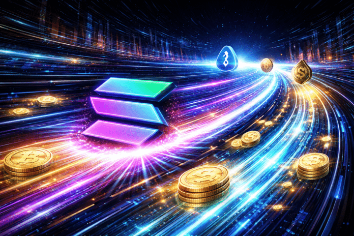 Solana records highest stablecoin transfer volume, surpassing Ethereum and Tron amid shifting liquidity flows