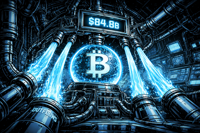 Bitcoin ETF assets decline following institutional outflows and shifting macroeconomic conditions