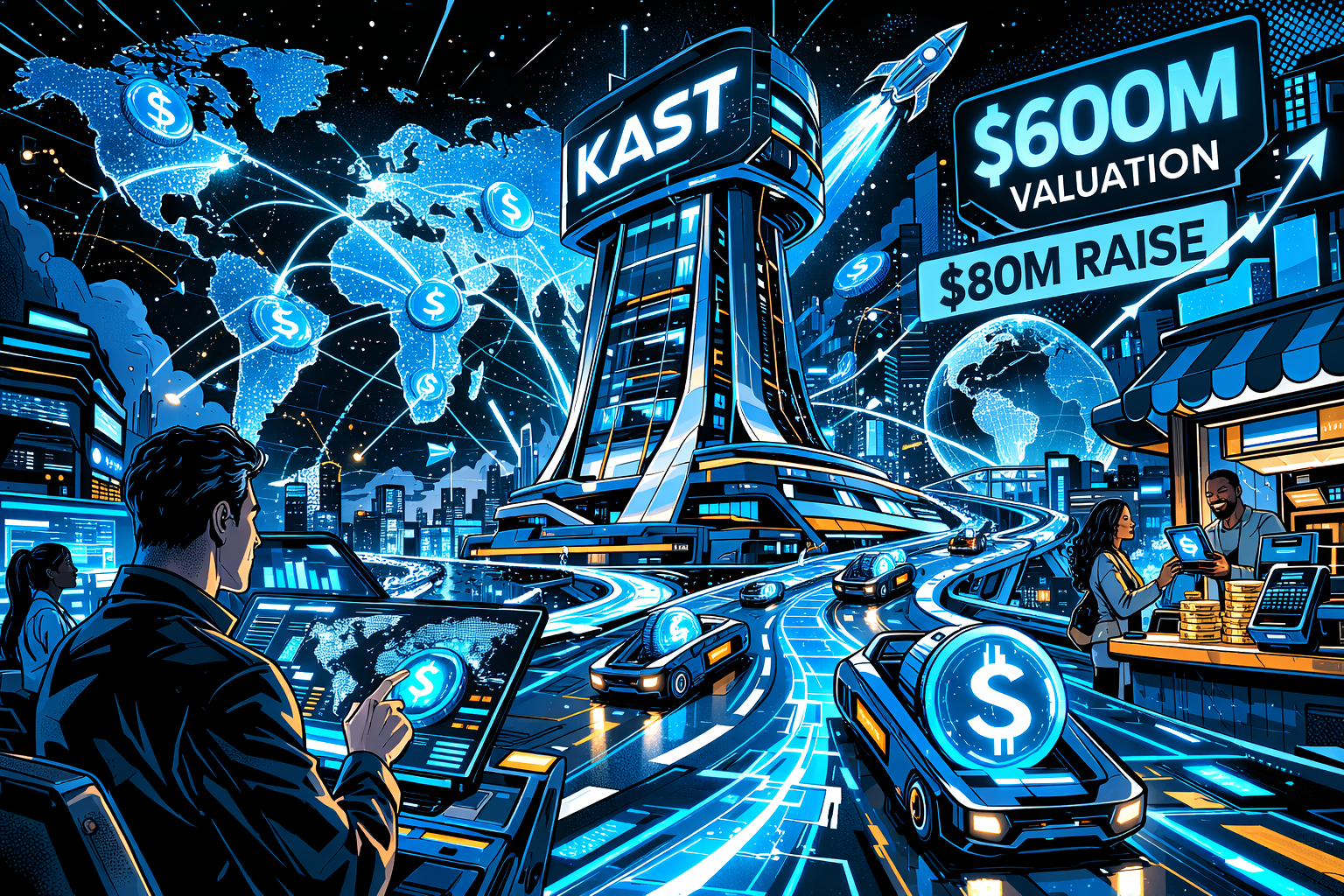 Crypto Payments Startup KAST Hits $600M Valuation After $80M Raise