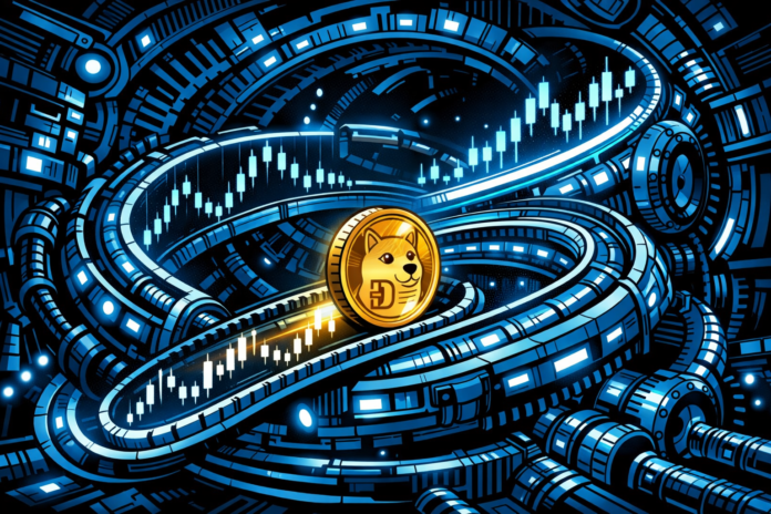 Dogecoin market analysis showing recurring cycle structure with reset, accumulation, and breakout potential