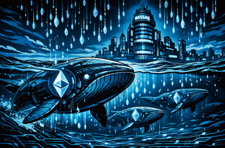 Ethereum whale accumulation rises as BlackRock launches a staking ETF and exchange reserves decline.