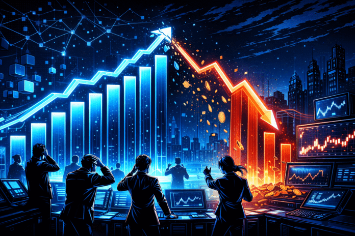 Prediction markets record first monthly volume decline since August after six months of steady growth.