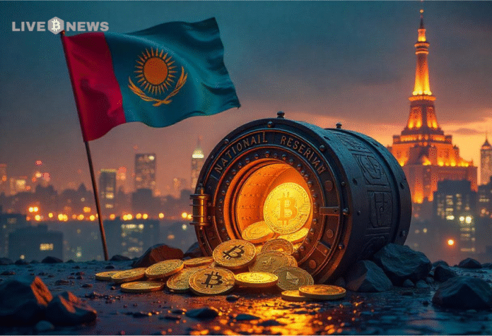 Kazakhstan central bank plans $350M investment in crypto-linked assets, focusing on tech firms, ETFs, and digital infrastructure.