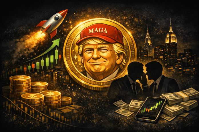 On-chain data shows possible insider trading in TRUMP memecoin after price pump, with wallets earning millions before announcement news.