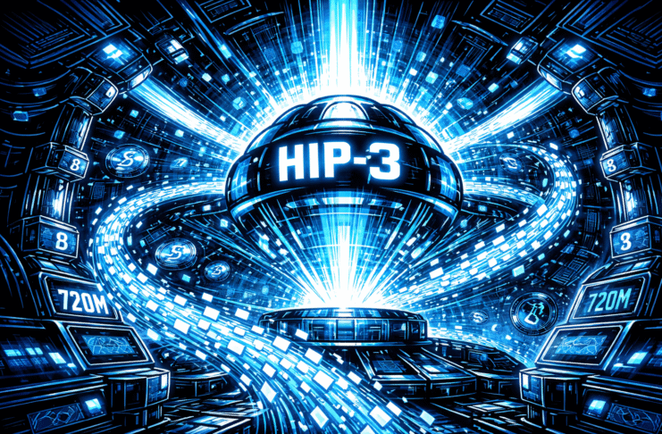 Hyperliquid HIP-3 records $720M weekend trading volume driven by TradeXYZ commodity trading demand.