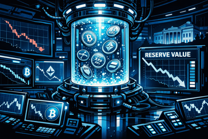 Value change in U.S. government cryptocurrency holdings since creation of the Strategic Bitcoin Reserve