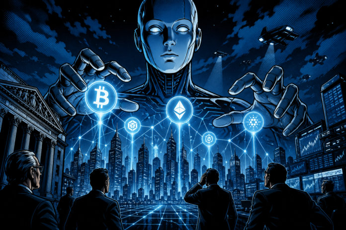 AI agents driving the transition from traditional finance to crypto-based, machine-operated systems