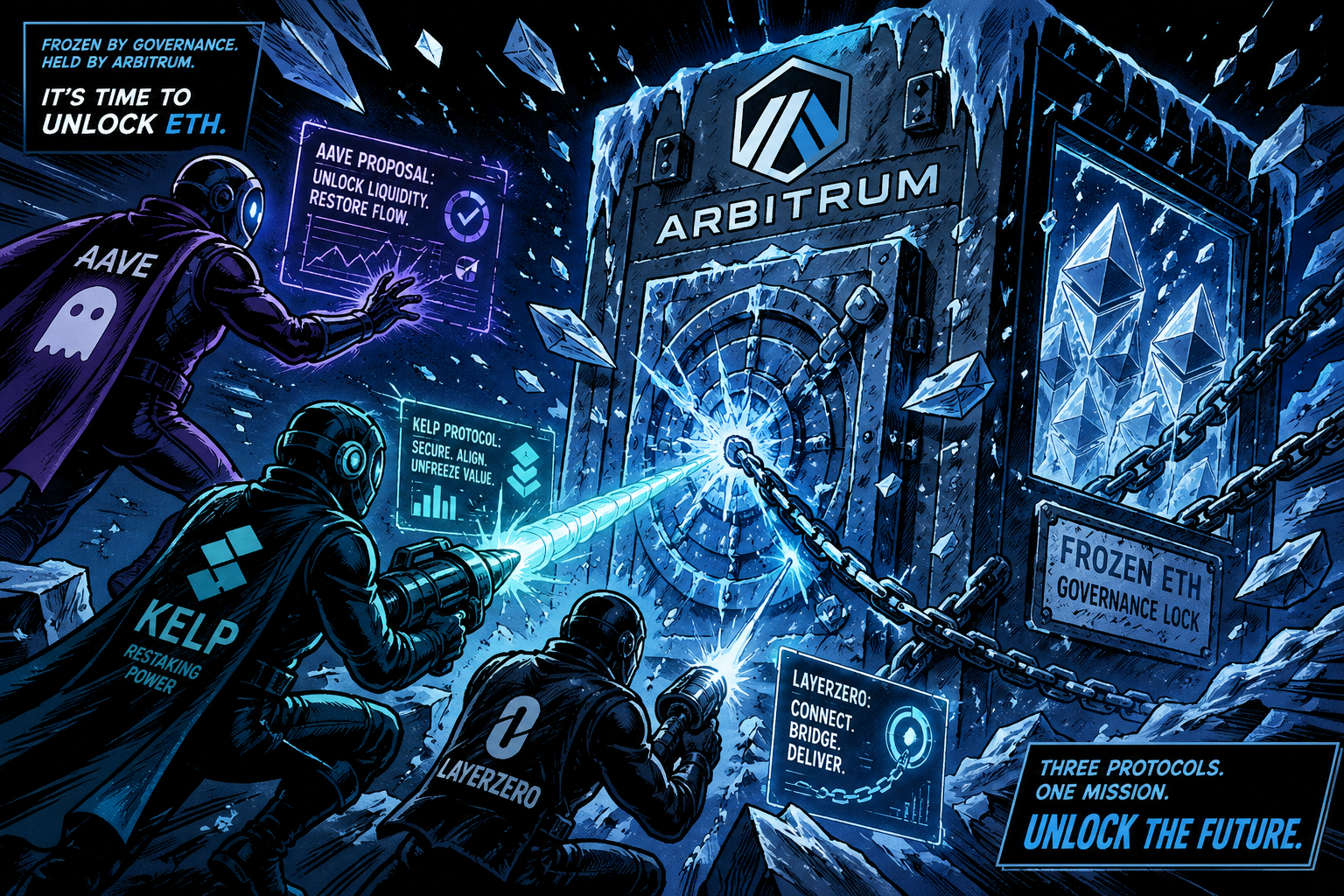 Governance Showdown: Aave, Kelp, LayerZero Push Arbitrum to Unlock Frozen ETH