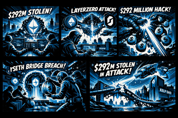 Kelp DAO’s rsETH Bridge Hit by $292M Exploit in Suspected LayerZero Attack