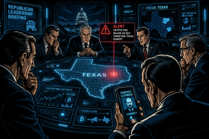 Republican Leaders Alarmed by Crypto PAC’s Texas Push, Contact Lutnick