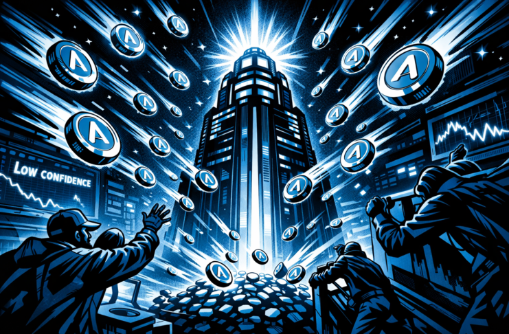 AAVE exchange balances rise above trend as market structure shifts toward distribution and demand weakens